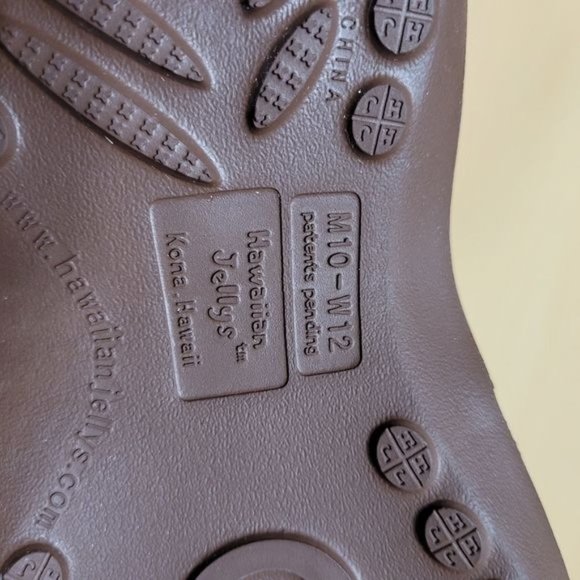 Hawaiian Jellys Slide Flip Flop Thong Flat Sandals Sz 11 - Picture 5 of 6